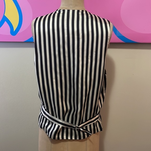 Moschino Cheap Chic Men's Silk Peace Sign Vest NWT THE NANNY - Picture 12 of 16